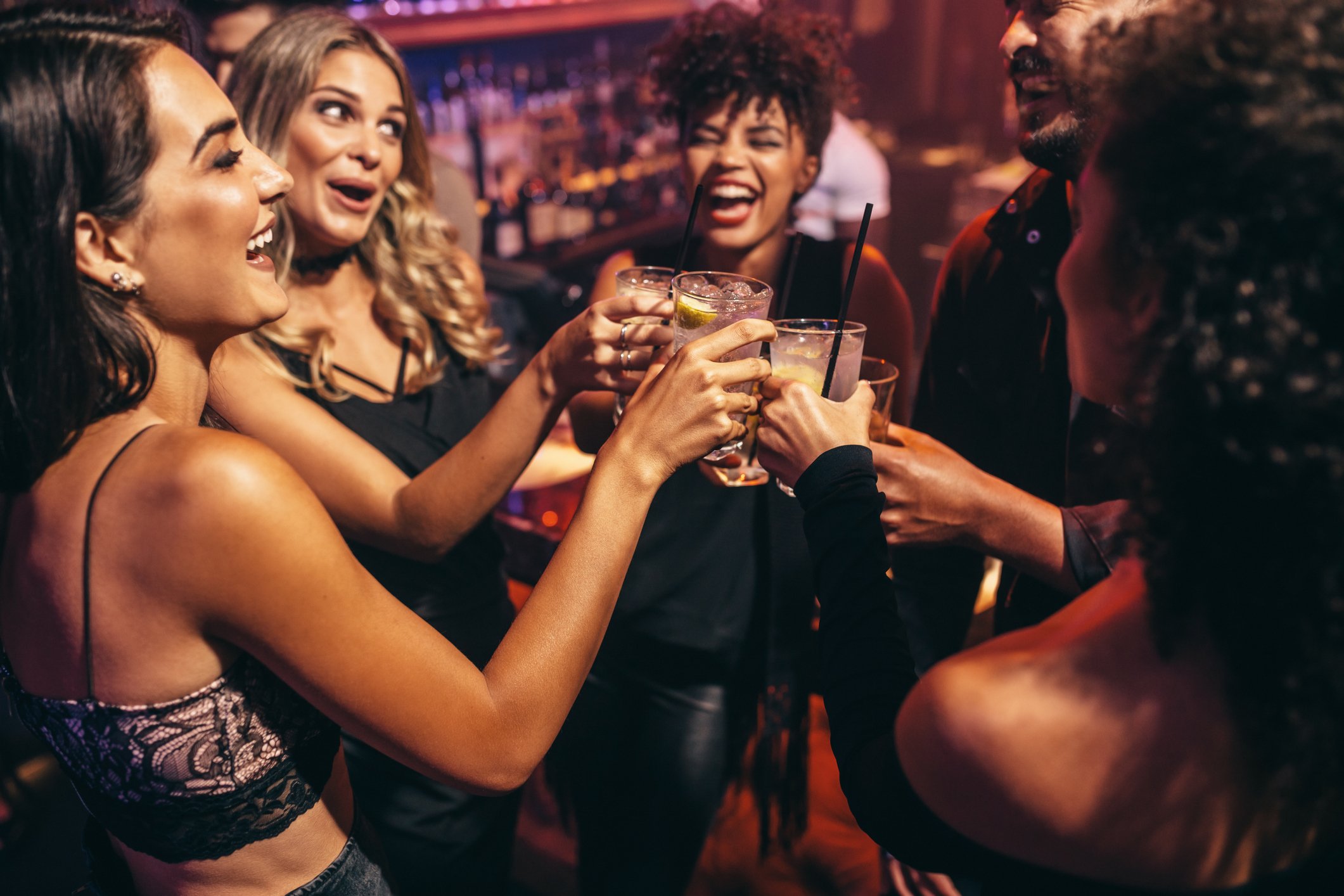 people drinking alcohol