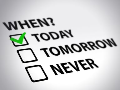 TODAY checkbox with when question mark