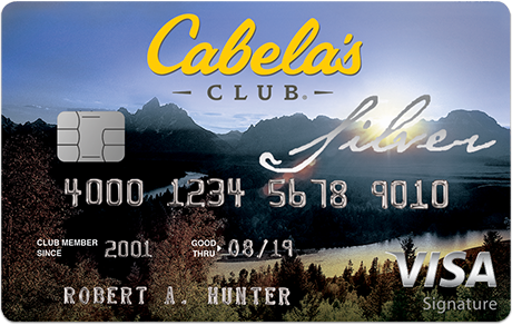 Cabela's credit card from its World's Foremost Bank