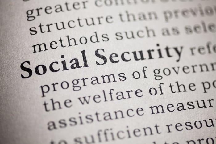 the words "Social Security" bolded in part of a paragraph