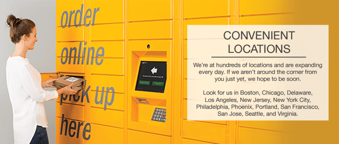 An Amazon Locker.