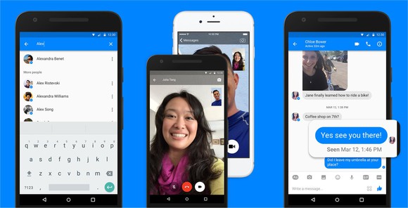 Facebook's Messenger app.