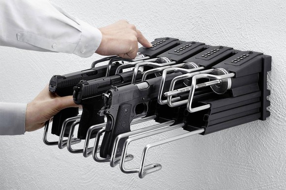 Locking station for Armatix smart guns