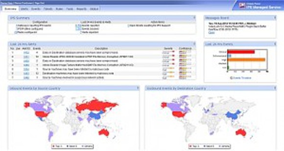 Image of one of Check Point's security interface solutions.