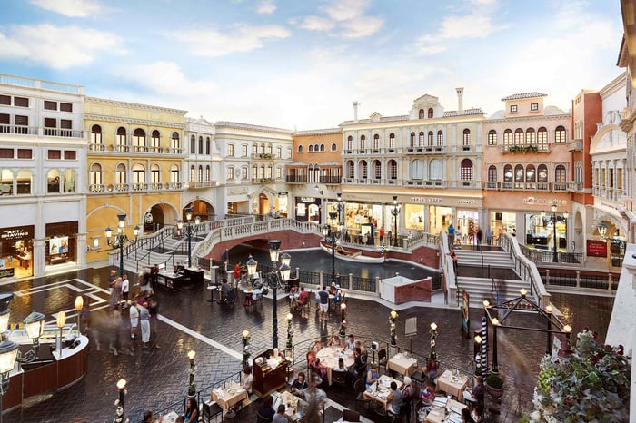 The Venetian casino and hotel in Las Vegas.