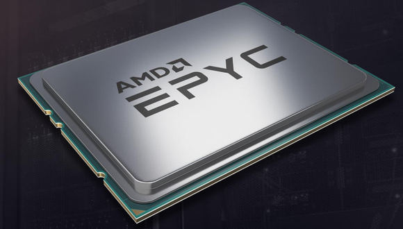 A representative image of AMD's Epyc chip.