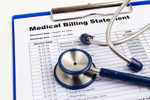 A medical bill stemming from Medicare Part B.