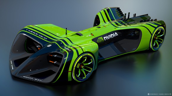 NVIDIA's "Roborace" vehicle.