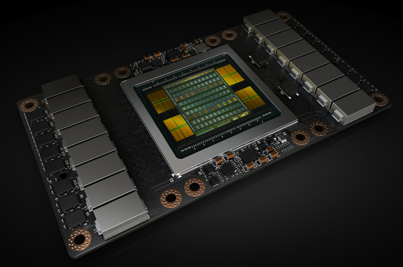 NVIDIA's Tesla V100 accelerator.