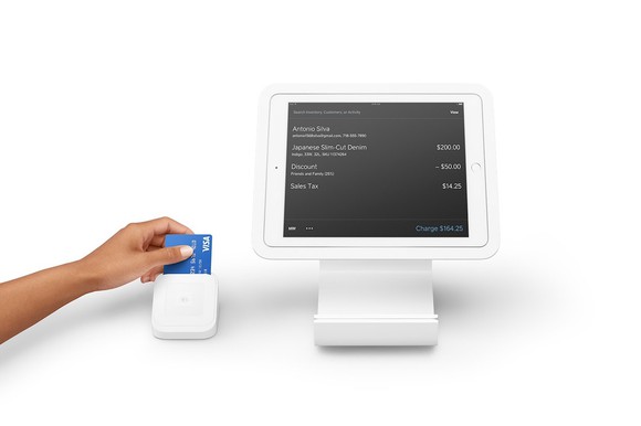 Square card reader payment processor