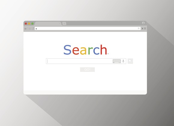 Generic browser at a search engine page