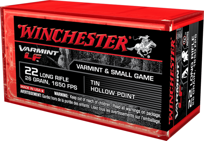 Box of Winchester ammunition.