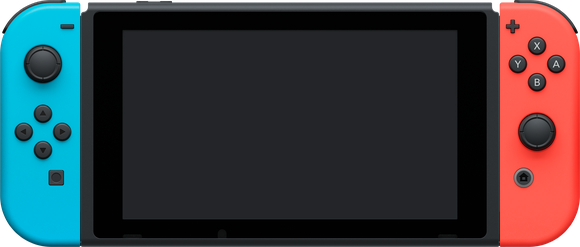 A Nintendo Switch system in handheld mode.