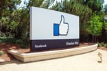 Facebook HQ, 1 Hacker Way sign