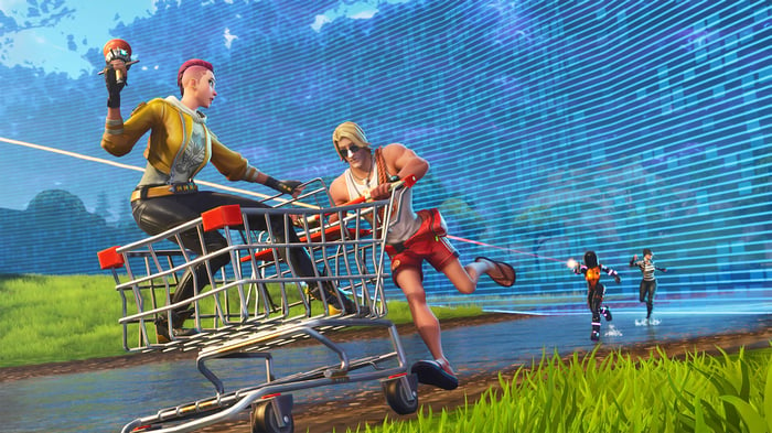 A scene from Epic Games' Fortnite.