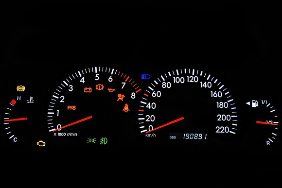 Speedometer and tachometer