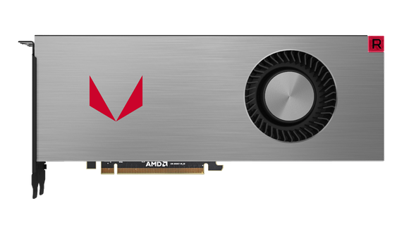 An AMD Vega graphics card.