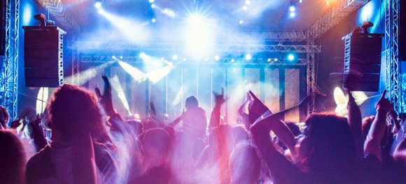 People at a concert.