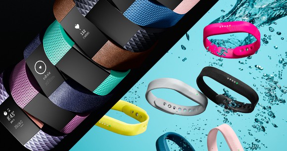 Fitbit fitness trackers.