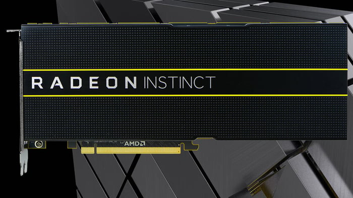 An AMD Radeon Instinct card.