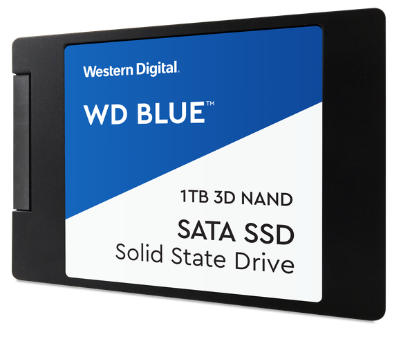A 1 terabyte Western Digital Blue solid state drive