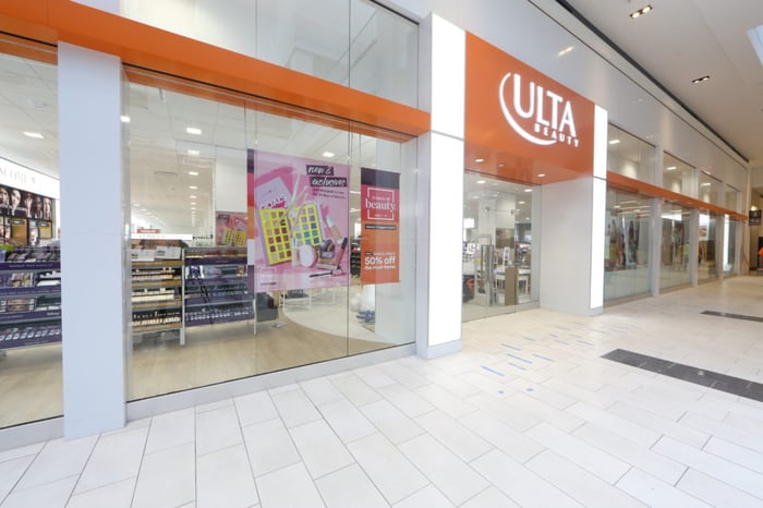 A view into the new Ulta Beauty store at Fashion District Philadelphia