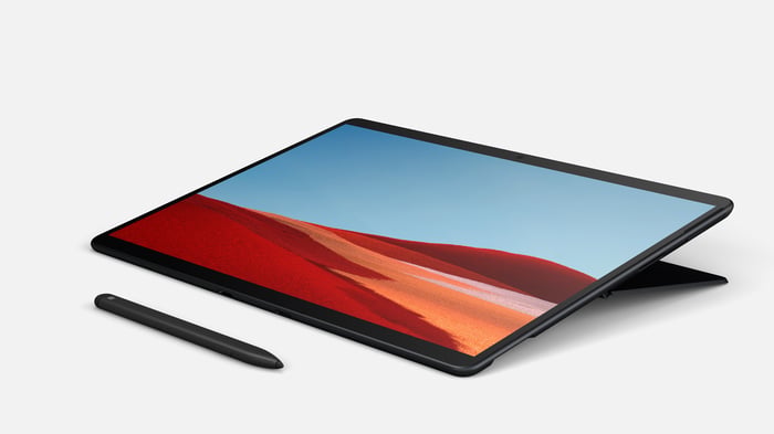 Surface Pro X and stylus