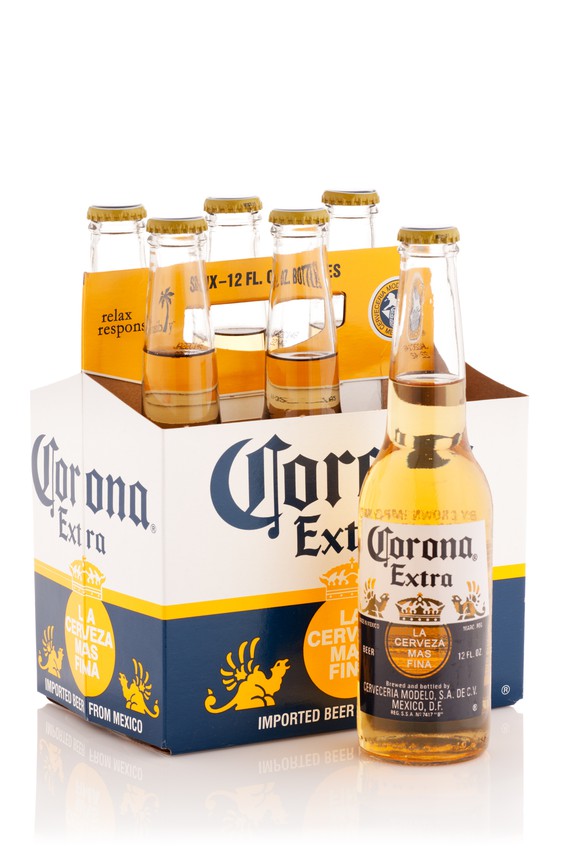 Six Pack Of Corona Beer