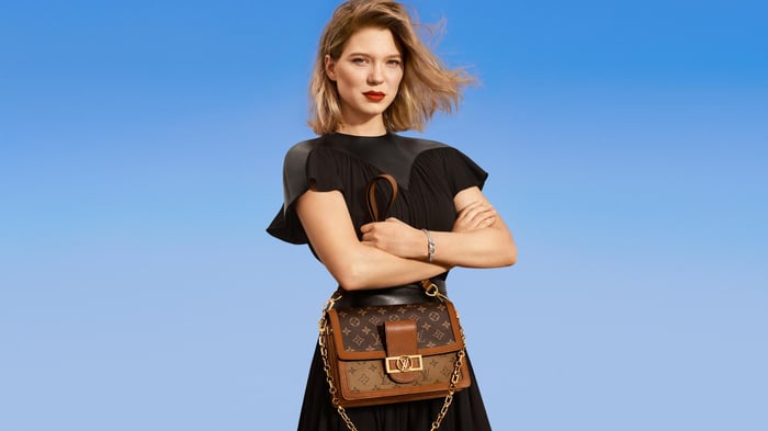 Louis Vuitton's New Classics campaign.