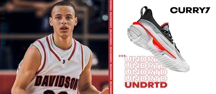 Under Armour's Curry 7 shoes.