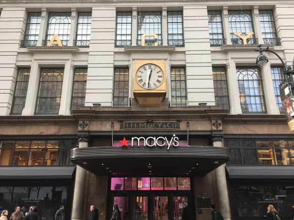 Front of Macy's New York store.