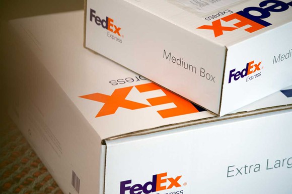 FedEx packages.