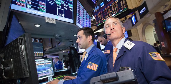 Traders on the NYSE.