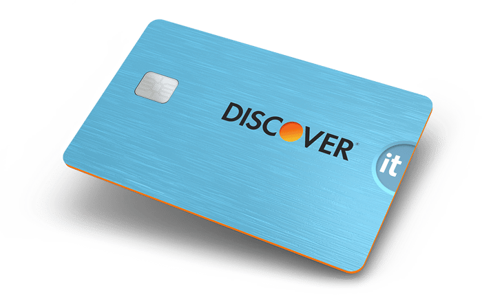 A Discover it card.