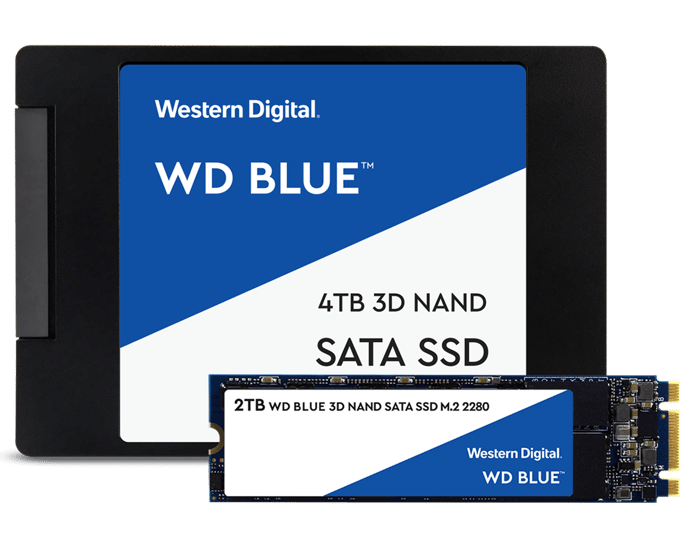 Western Digital solid-state drives.