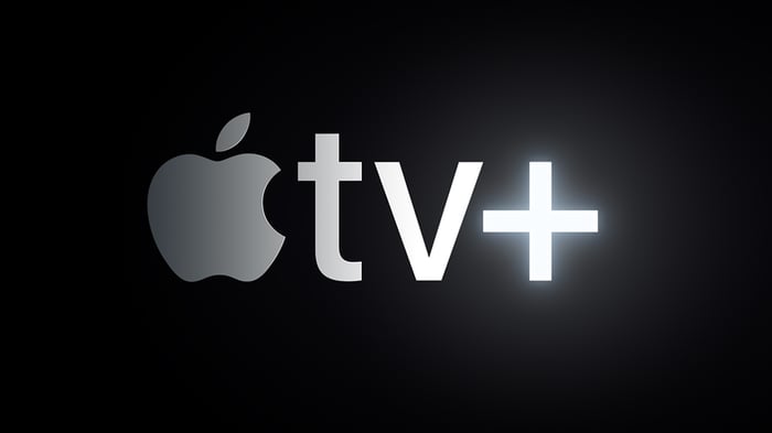 The Apple TV+ logo.