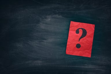 025 question mark on table