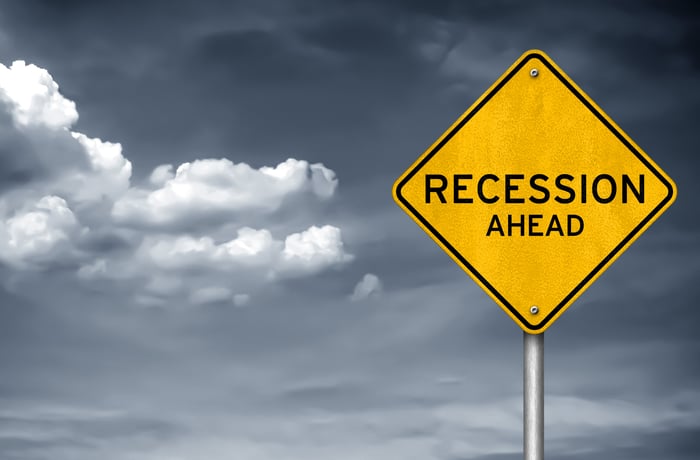 Recession sign.