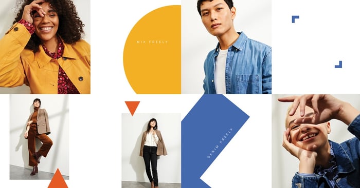 Ad for Walmart's Free Assembly clothing line