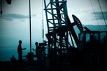 drilling rig dark