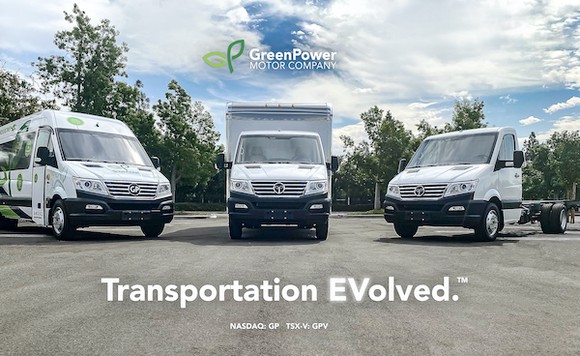 Electric buses, vans, and vehicles from GreenPower Motors.