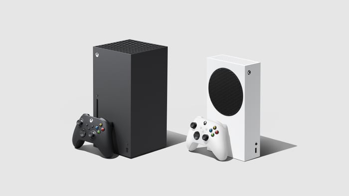 Microsoft's Xbox Series X and Series S.