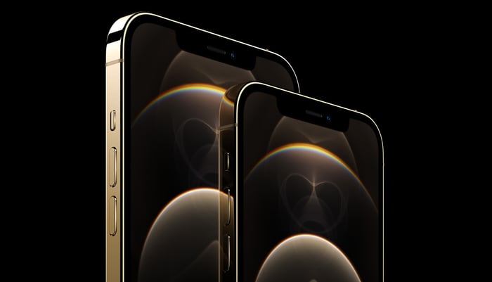 iPhone 12 Pro and 12 Pro Max in gold