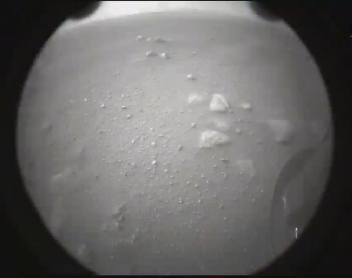 First photograph of Mars from the Perseverance Rover.