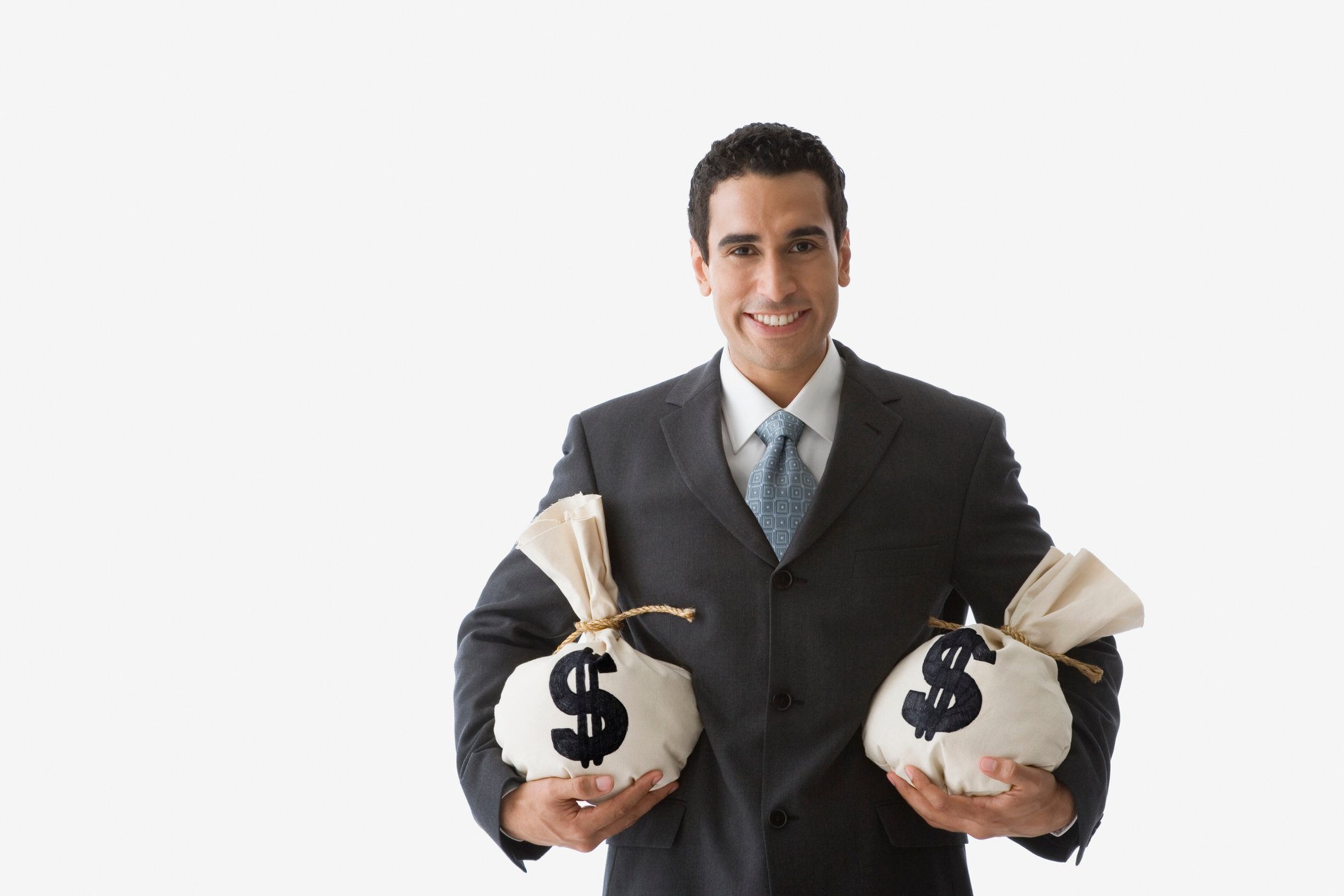 Getty - money bags bankroll retirement cash dividends