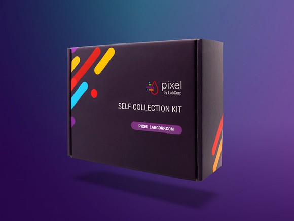 The Pixel by Labcorp PCR Test Home Collection Kit .
