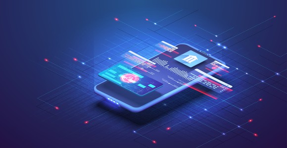 Digital banking interface.