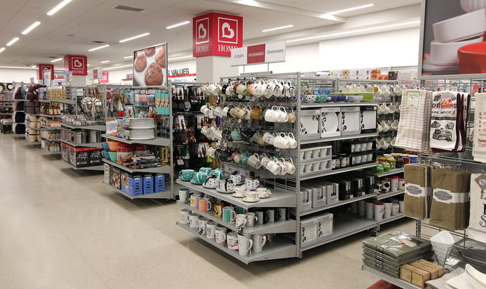 The home department in a Burlington store.