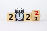 2021 to 2022 New Year Clock -- GettyImages-1302853825