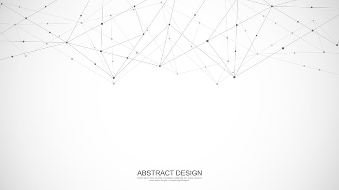 Various geometric shapes on white background. 